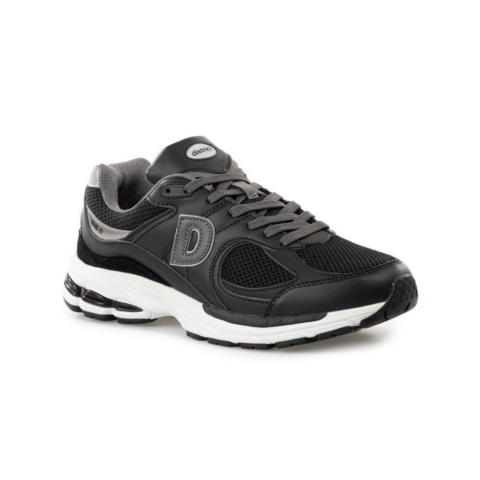 Ανδρικά Sneakers Μαύρα - District75 Urban RNG