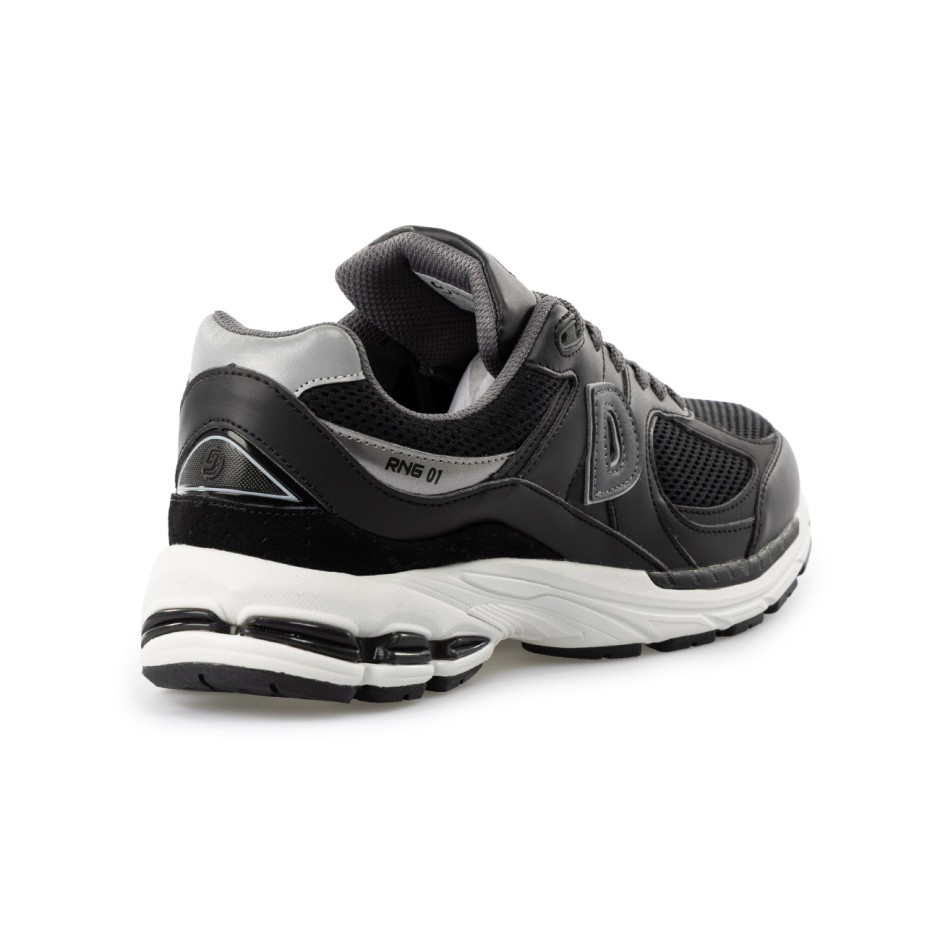 Ανδρικά Sneakers Μαύρα - District75 Urban RNG