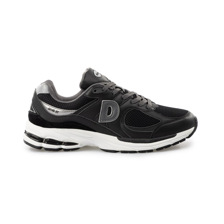 Ανδρικά Sneakers Μαύρα - District75 Urban RNG