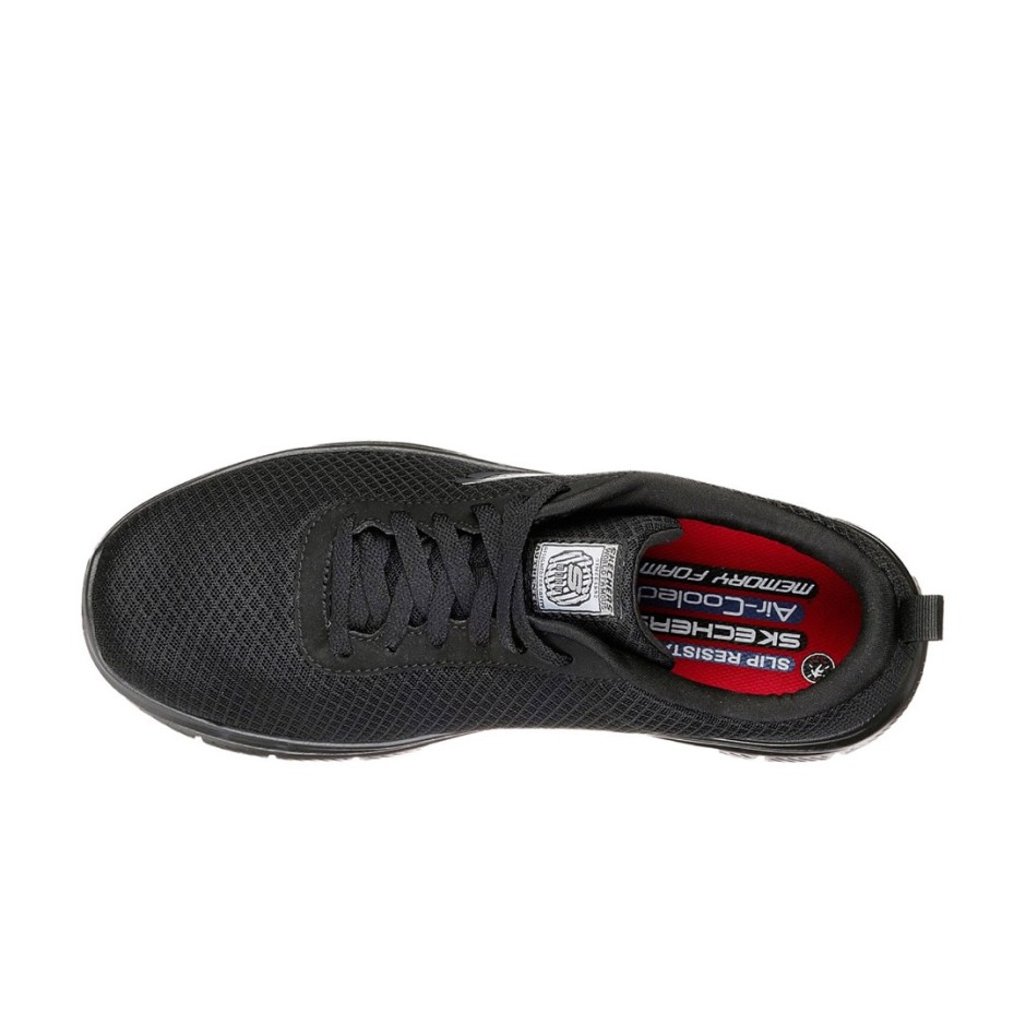 Skechers Work Relaxed Fit: Flex Advandage - Bendon SR Μαύρο - Ανδρικά Παπούτσια Εργασίας