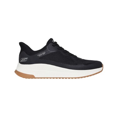SKECHERS SLIP-INS KNIT HOTMELT LACE UP SNEAKER 118423-BLK Black