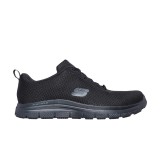Skechers Work Relaxed Fit: Flex Advandage - Bendon SR Μαύρο - Ανδρικά Παπούτσια Εργασίας Εικόνα 
