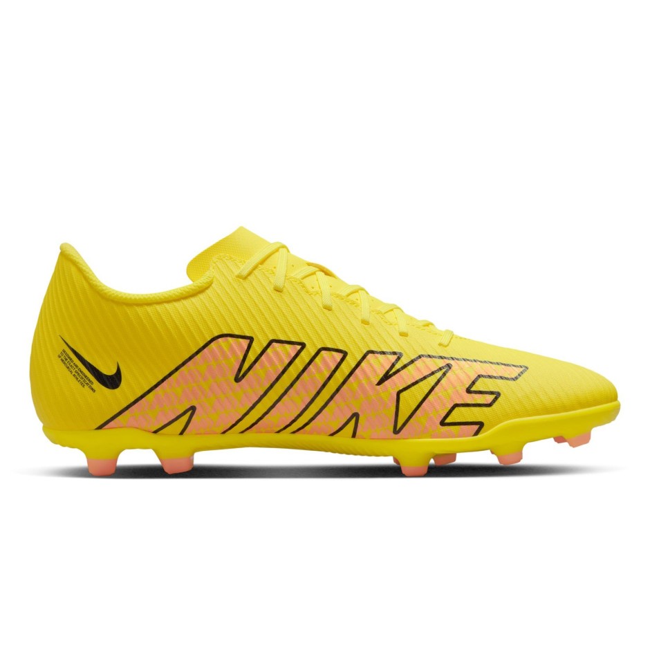 Ανδρικά Ποδοσφαιρικά Παπούτσια NIKE VAPOR 15 CLUB FG/MG Κίτρινο DJ5963-780 