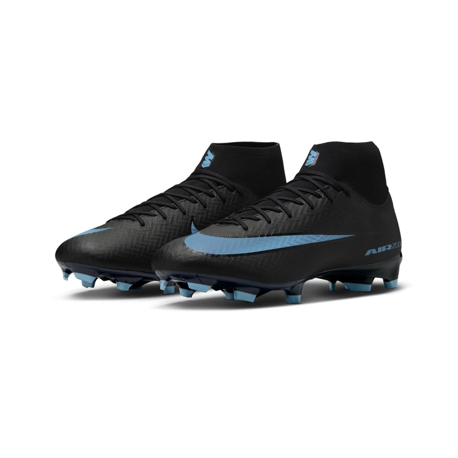 Ανδρικά Ποδοσφαιρικά Παπούτσια Μαύρα - Nike Mercurial Superfly 10 Academy MG