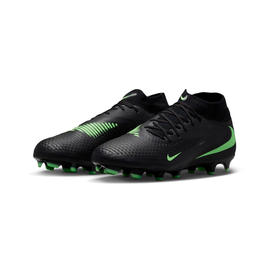 Men's Football Shoes Black - Nike Phantom 6 High Academy FG/MG