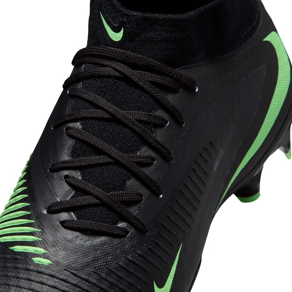 Men's Football Shoes Black - Nike Phantom 6 High Academy FG/MG