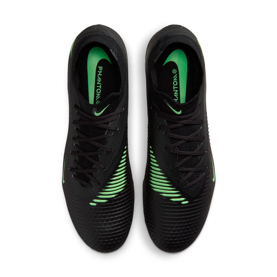 Men's Football Shoes Black - Nike Phantom 6 High Academy FG/MG