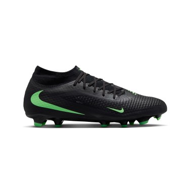 Men's Football Shoes Black - Nike Phantom 6 High Academy FG/MG