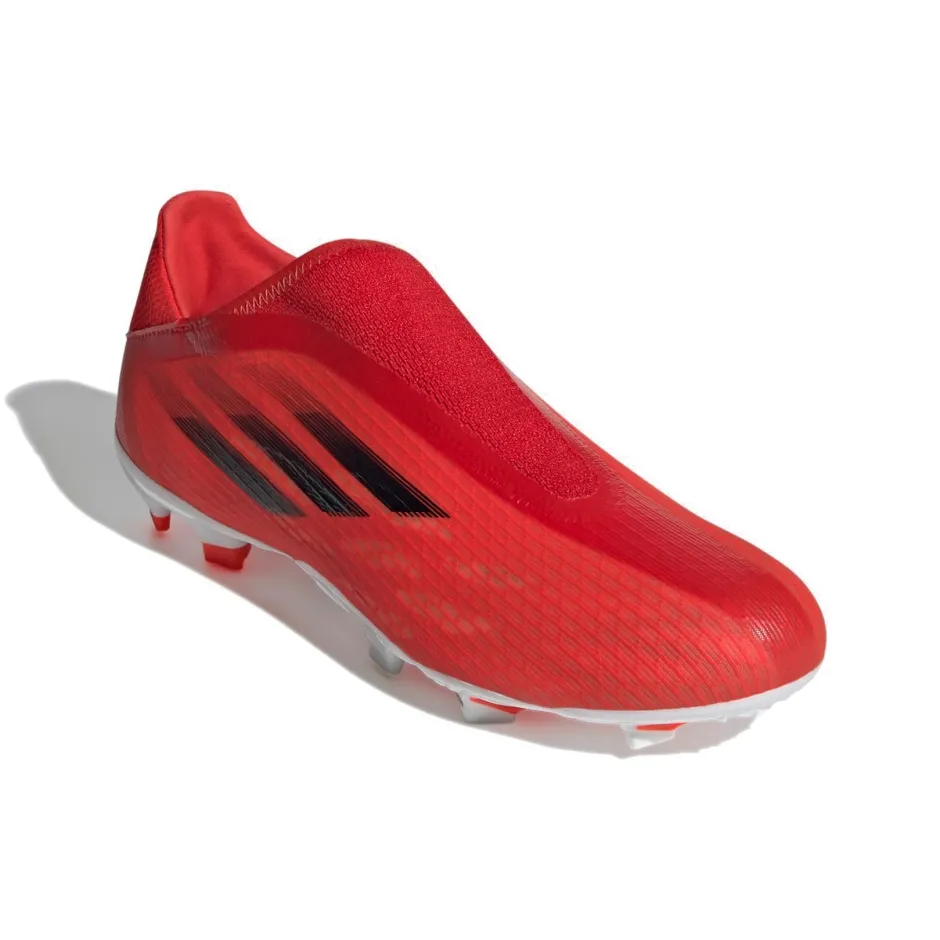 adidas Performance X SPEEDFLOW.3 LACELESS FIRM GROUND BOOTS FY3271 Red