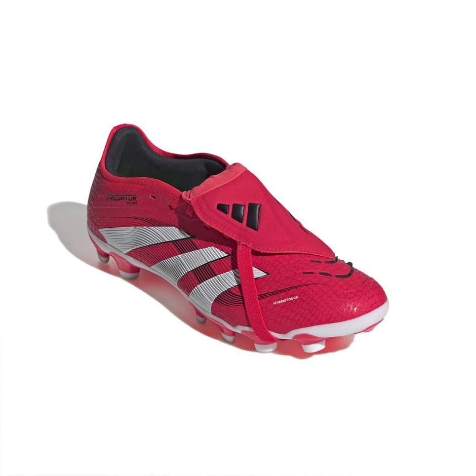 Ανδρικά Ποδοσφαιρικά Παπούτσια Κόκκινα - adidas Performance Predator Pro Fold-Over Tongue FG/MG