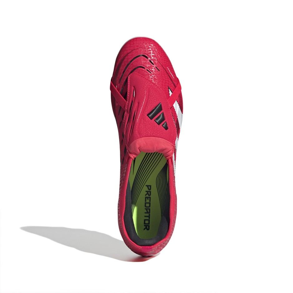 Ανδρικά Ποδοσφαιρικά Παπούτσια Κόκκινα - adidas Performance Predator Pro Fold-Over Tongue FG/MG