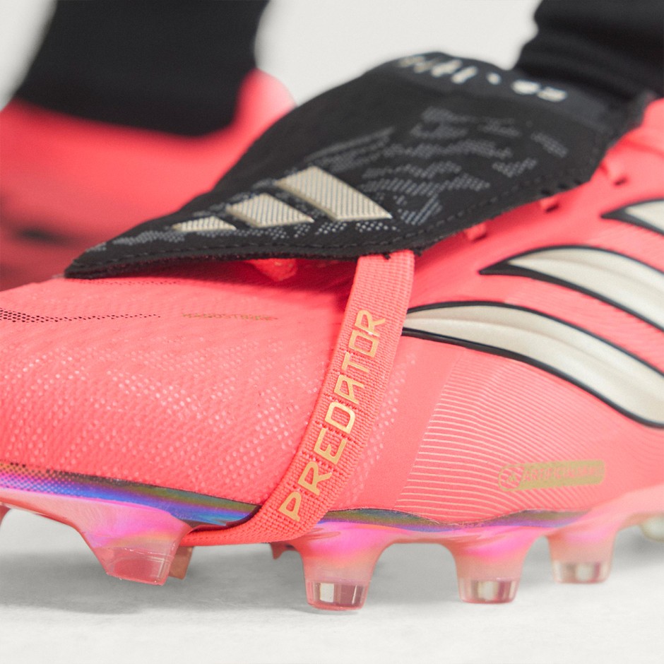 Men's Football Shoes Pink - adidas Performance Predator Elite Fold-Over Tongue AG