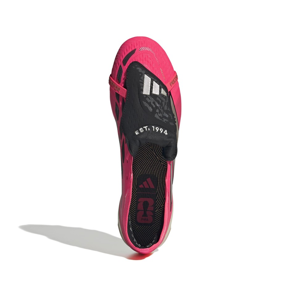 Men's Football Shoes Pink - adidas Performance Predator Elite Fold-Over Tongue AG