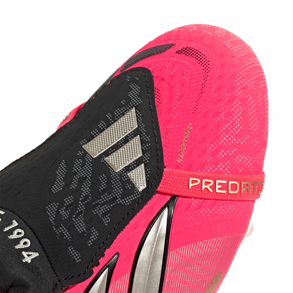 Men's Football Shoes Pink - adidas Performance Predator Elite Fold-Over Tongue AG