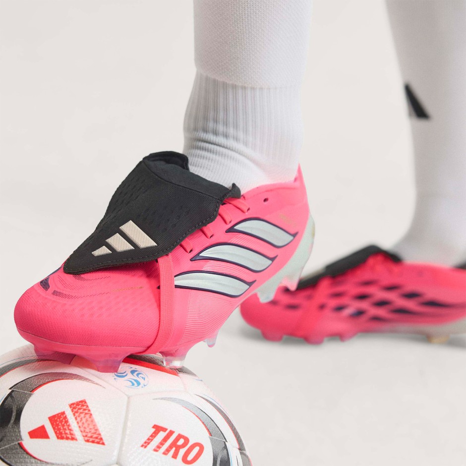 Men's Football Shoes Pink - adidas Performance Predator Pro Fold-Over Tongue FG