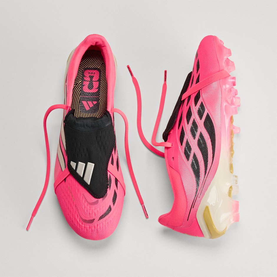 Men's Football Shoes Pink - adidas Performance Predator Pro Fold-Over Tongue FG