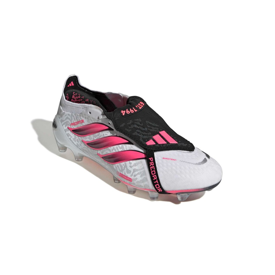 Men's Football Shoes White - adidas Performance Predator Elite Fold-Over Tongue AG