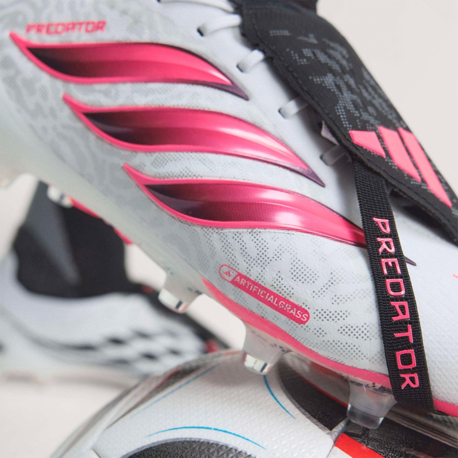 Men's Football Shoes White - adidas Performance Predator Elite Fold-Over Tongue AG
