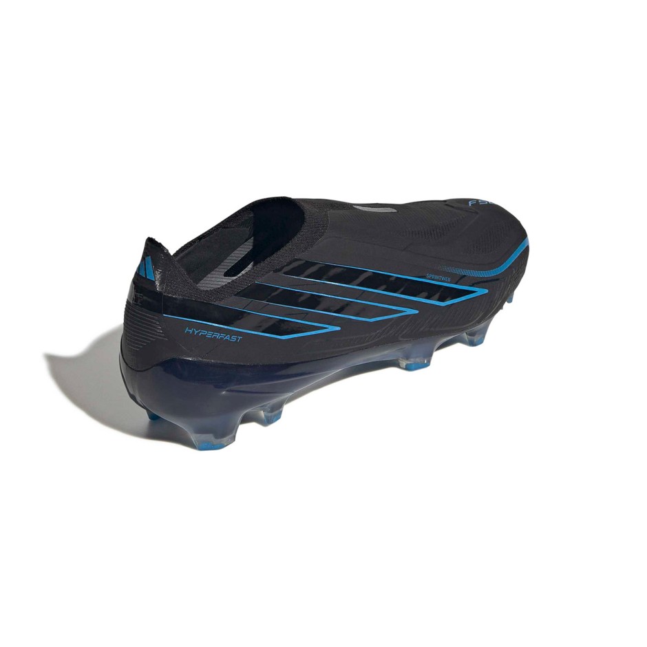 Men's Football Shoes Black - adidas Performance F50 Hyperfast Elite Laceless FG
