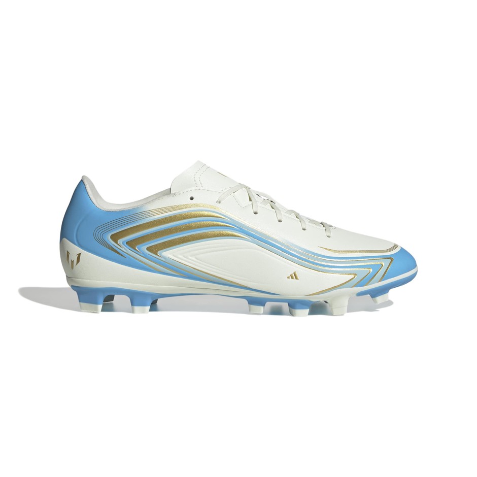 Men's Football Shoes White - adidas Performance F50 Messi Club FG/MG