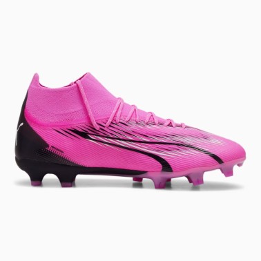 Puma Ultra Pro FG/AG Ροζ - Ανδρικά Ποδοσφαιρικά Παπούτσια