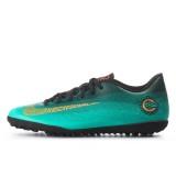 NIKE VAPORX 12 CLUB CR7 TF AJ3738-390 Σιελ Εικόνα 
