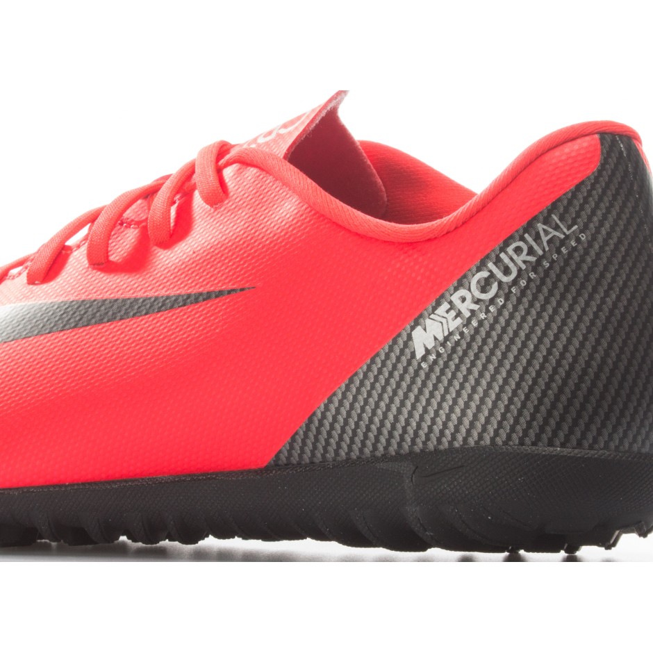 NIKE CR7 VAPORX 12 CLUB TF AJ3738 600 Coral Zakcret.gr