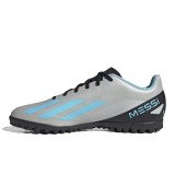 adidas Performance X CRAZYFAST MESSI.4 TF IE4069 Silver Image 1