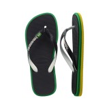 Ανδρικές Σαγιονάρες Μαύρες - Havaianas Brasil Twist Εικόνα 4