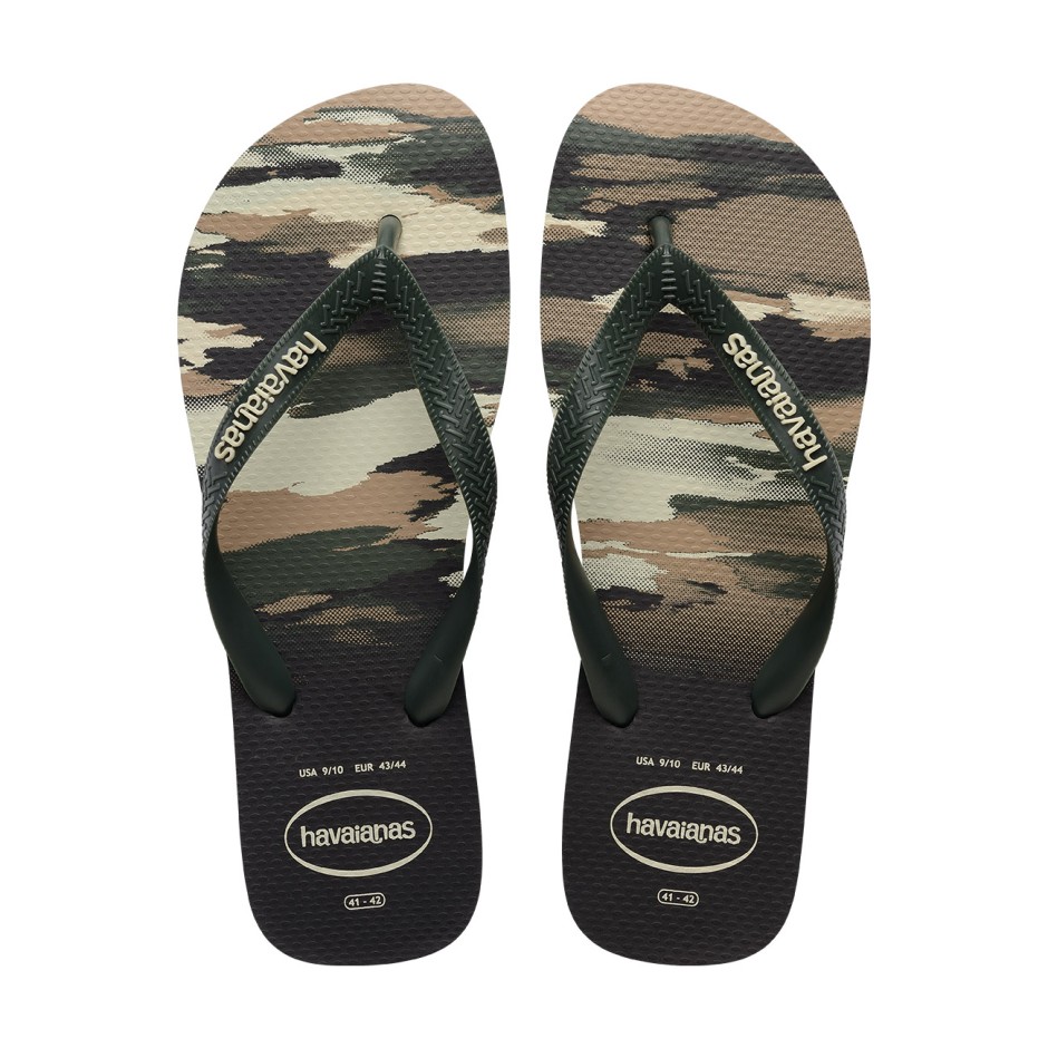Ανδρικές Σαγιονάρες Χακί - Havaianas Top Camu