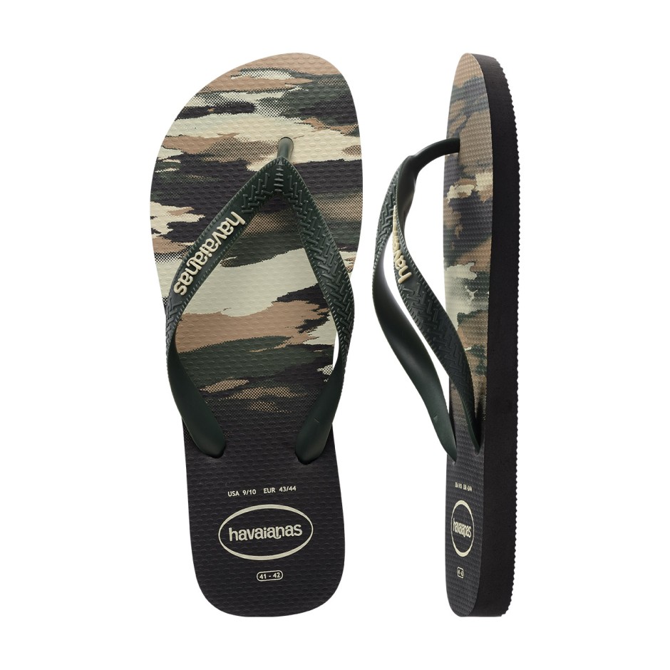 Ανδρικές Σαγιονάρες Χακί - Havaianas Top Camu