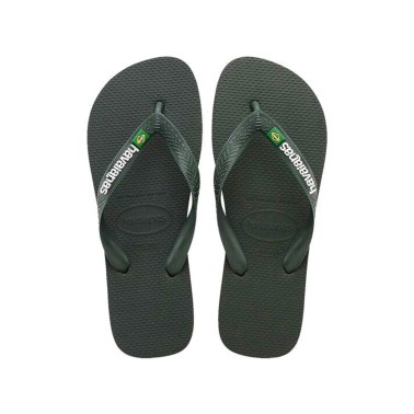 Ανδρικές Σαγιονάρες Λαδί - Havaianas Brasil Logo