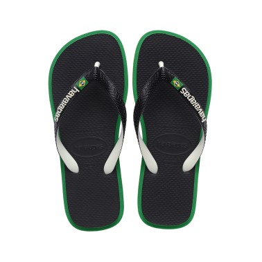 Ανδρικές Σαγιονάρες Μαύρες - Havaianas Brasil Twist