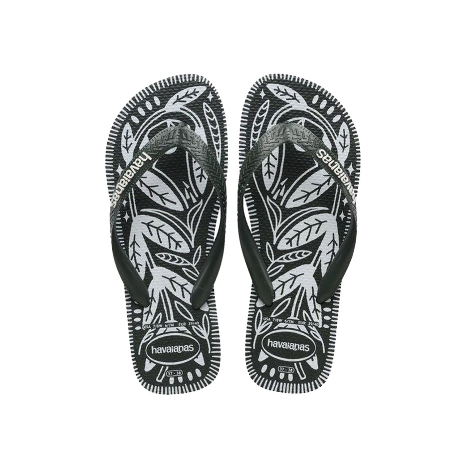 Men's Flip-Flops Green - Havaianas Top Jardim Noturno In Flowers