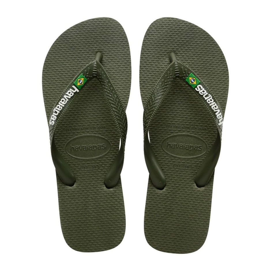 HAVAIANAS HAV. BRASIL LOGO 4110850-3058 Green