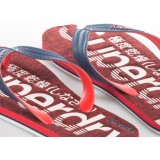 SUPERDRY SCUBA GRIT FLIP FLOP MF3106ET-W2Z Κόκκινο