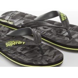 SUPERDRY SCUBA GRIT FLIP FLOP MF3106ET-X2C Μαύρο