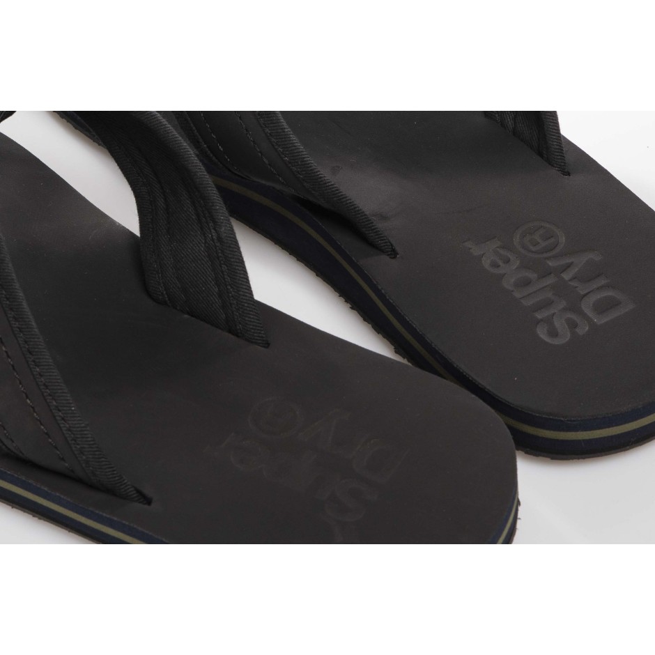 SUPERDRY PREMIUM FLIP FLOP MF310026A-02A Μαύρο