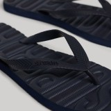 SUPERDRY D2 SDRY VINTAGE VEGAN FLIP FLOP MF310263A-2GN Blue Image 1