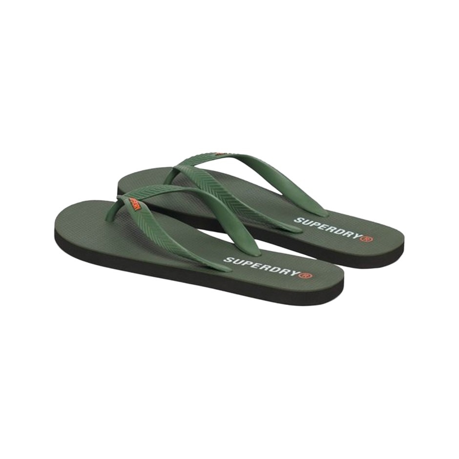 Men's Flip-Flops Κhaki - Superdry Core Essential