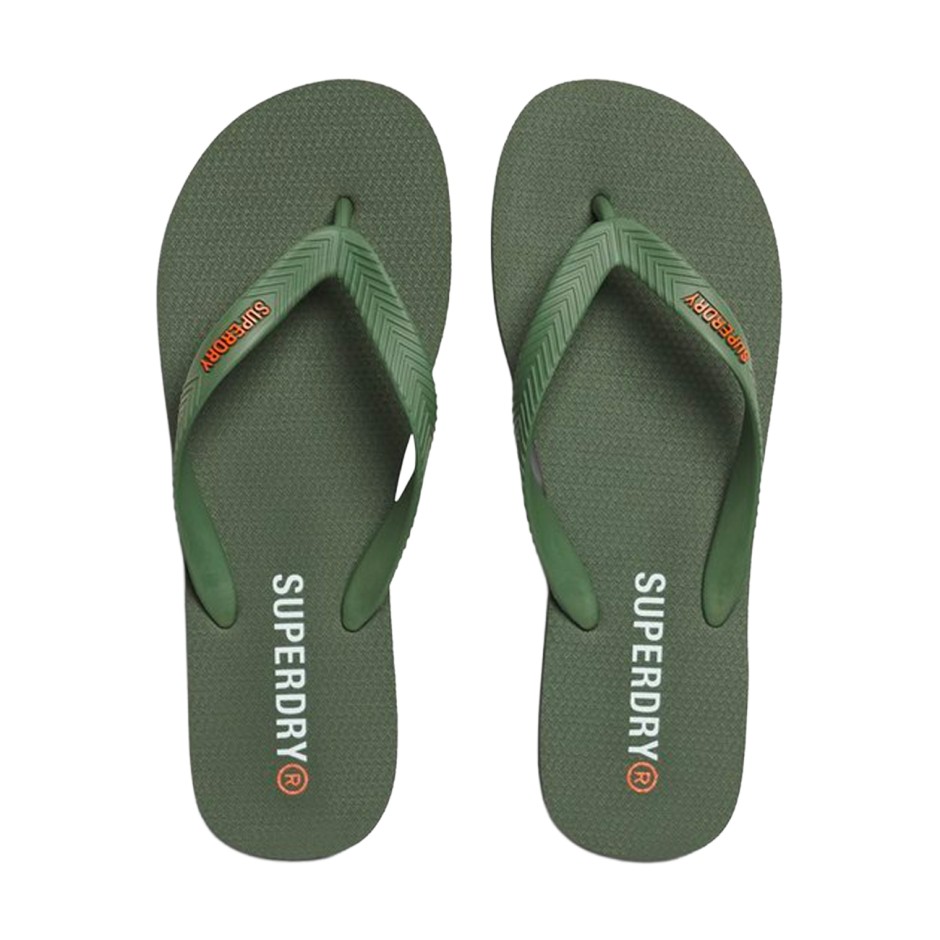 Men's Flip-Flops Κhaki - Superdry Core Essential