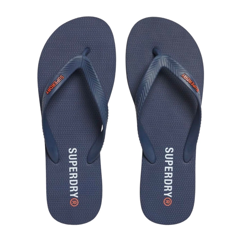 Men's Flip-Flops Blue - Superdry Core Essential