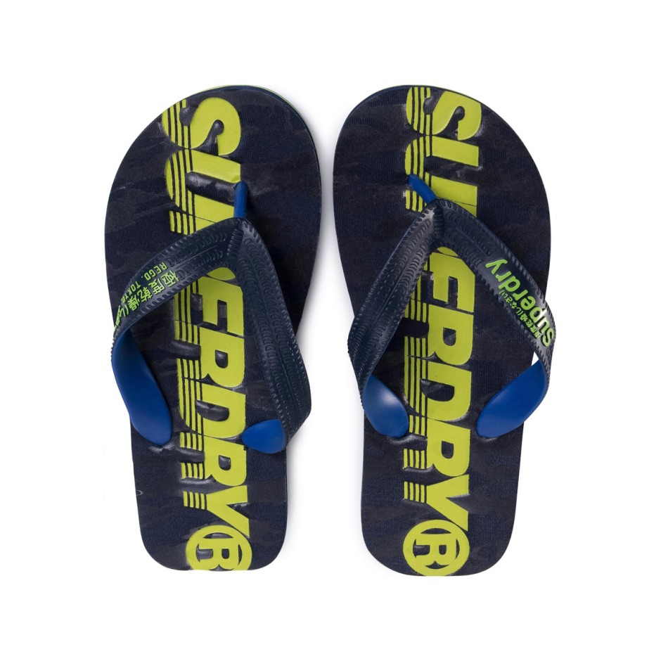 SUPERDRY SCUBA CAMO FLIP FLOP MF310003A-ADQ Blue