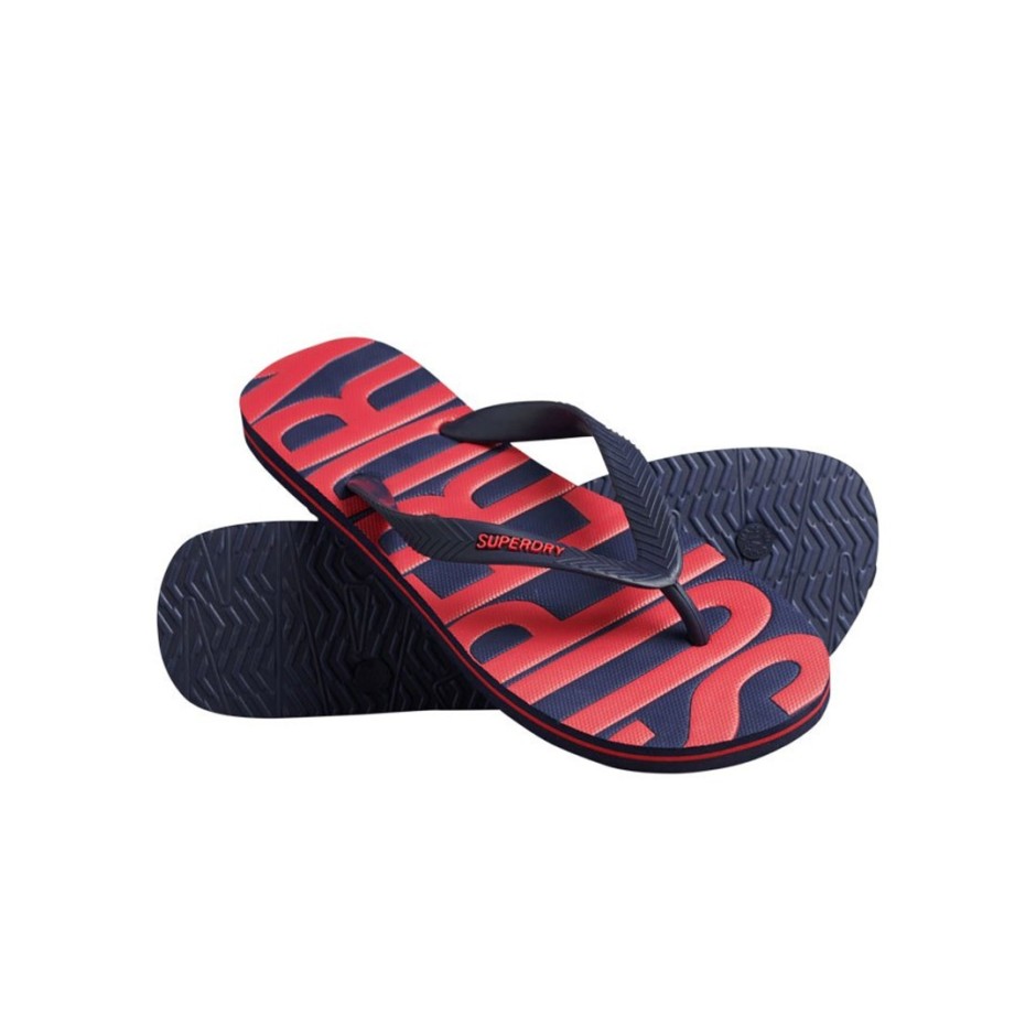 SUPERDRY VINTAGE VEGAN FLIP FLOPS MF310237A-ADQ Blue
