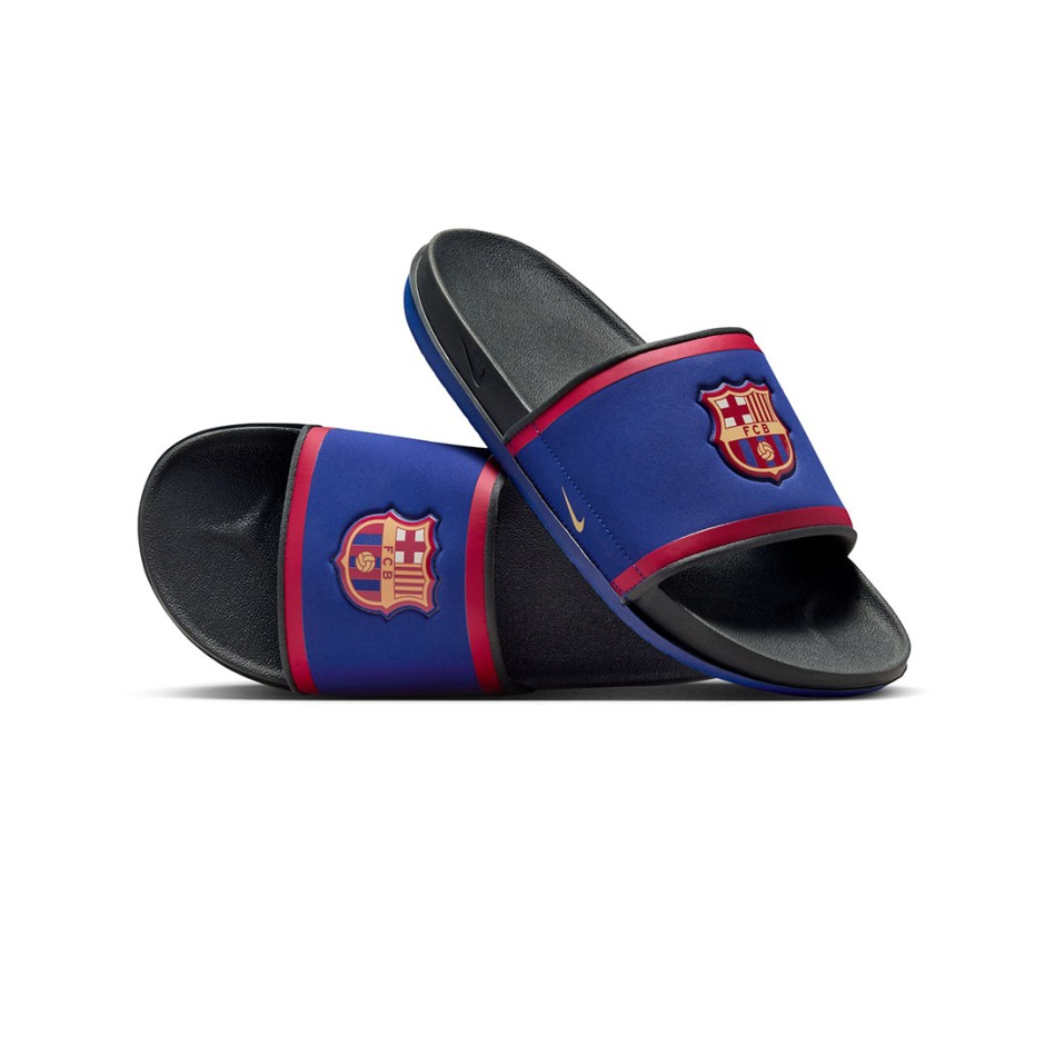 Ανδρικές Παντόφλες Μπλε - Nike Offcourt Barcelona FC