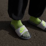Ανδρικές Παντόφλες Γκρι - Nike Victori One Εικόνα 4
