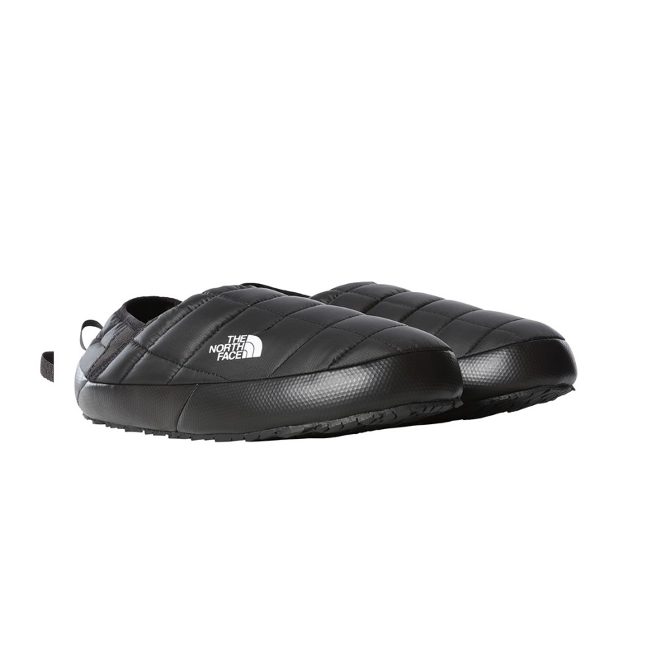 Ανδρικές Παντόφλες Μαύρες - The North Face Thermoball Traction V Mules