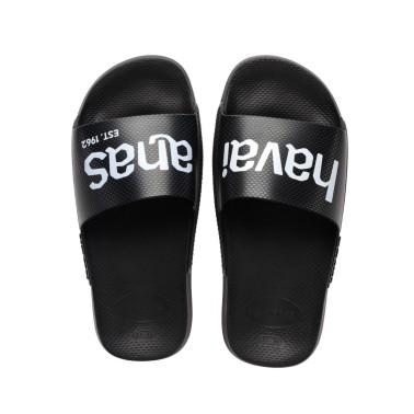 HAVAIANAS SLIDE CLASSIC LOGOMANIA 4148124-1069 Black