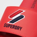 SUPERDRY SDCD CORE POOL SLIDE MF310132A-RXG Κόκκινο