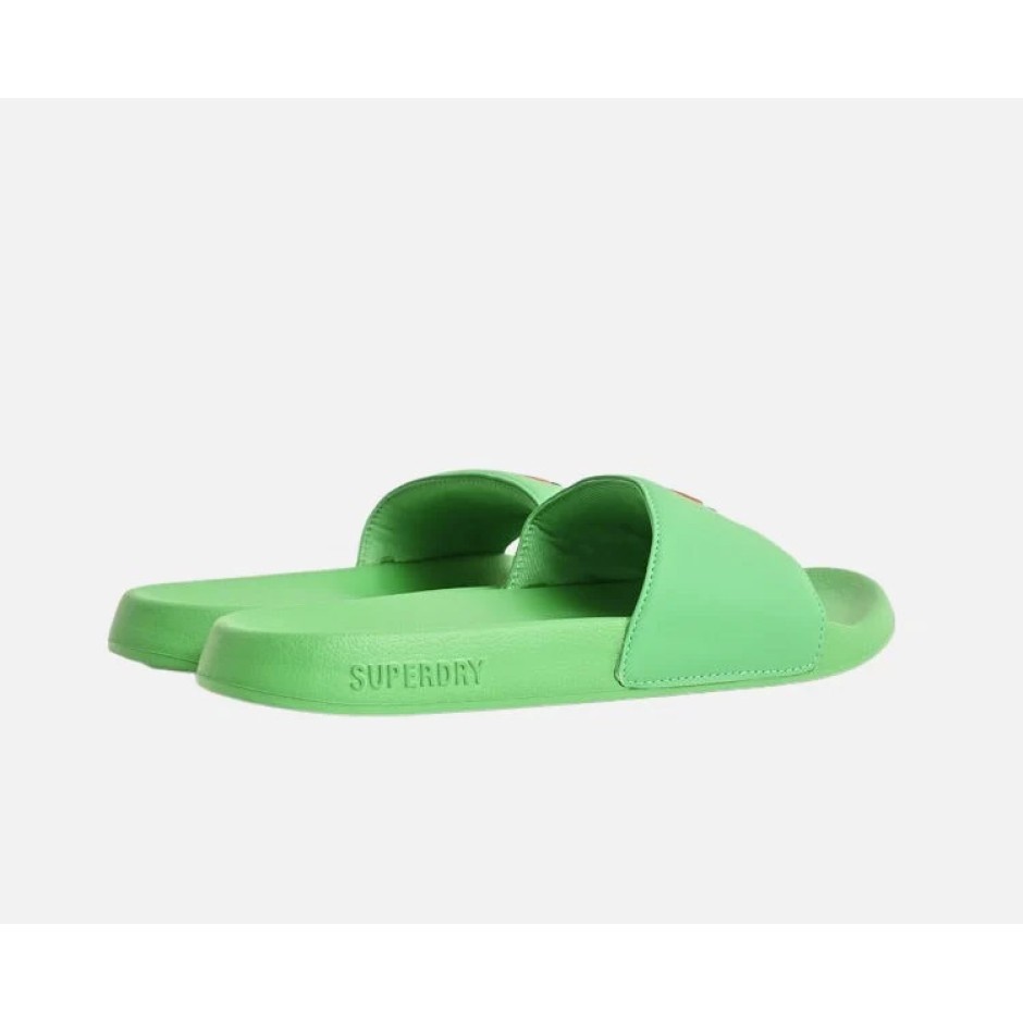 SUPERDRY SDCD CODE ESSENTIAL POOL SLIDE MF310187A-92E Πράσινο